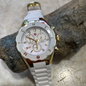 Michele tahiatian jellybean strap watch. OS watch. Excellent condition